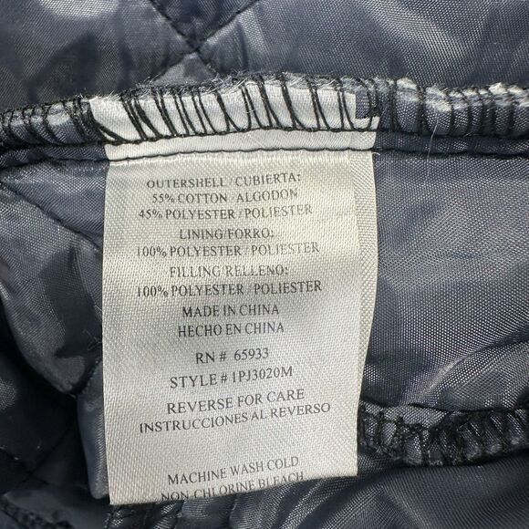 NWT Benny Gold Quilted Snap Large Long Sleeve Shirt Jacket Shacket Blue Men’s - Picture 11 of 12